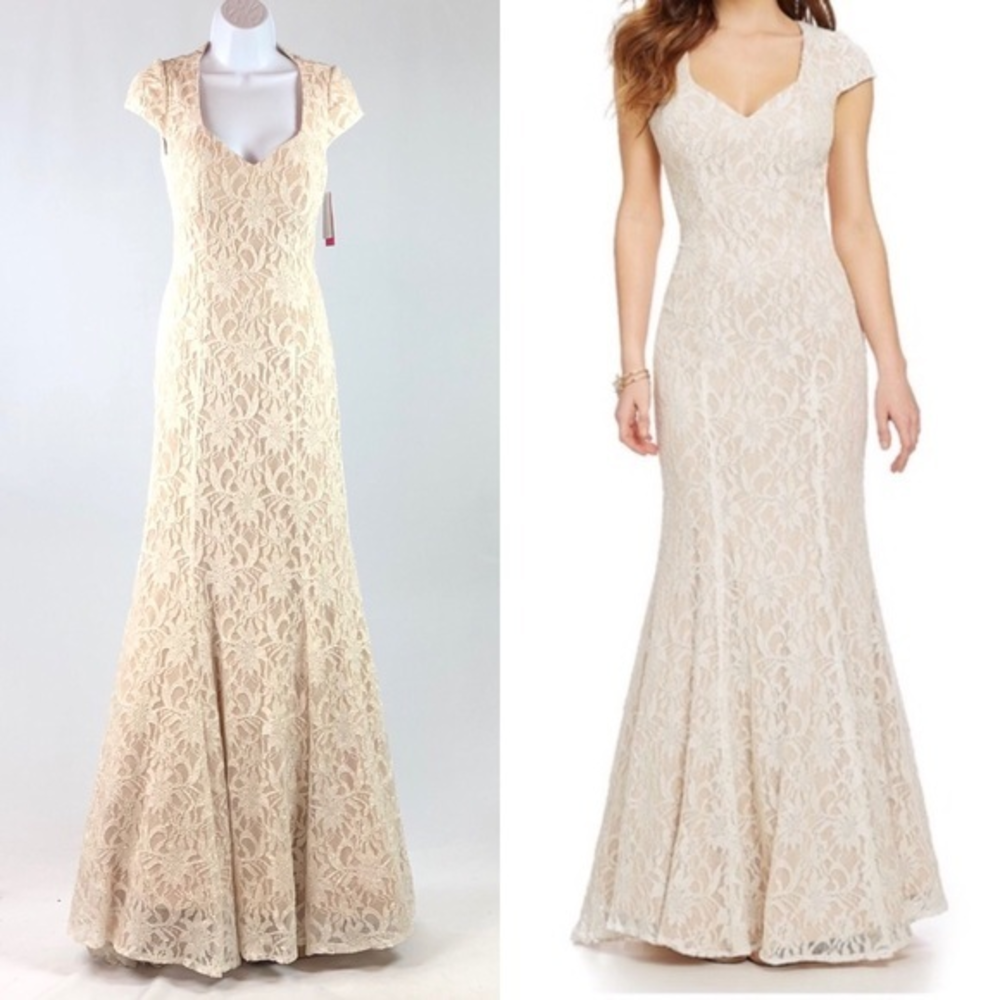 Morgan & Company Sparkling‎ Lace Formal / Prom Gown